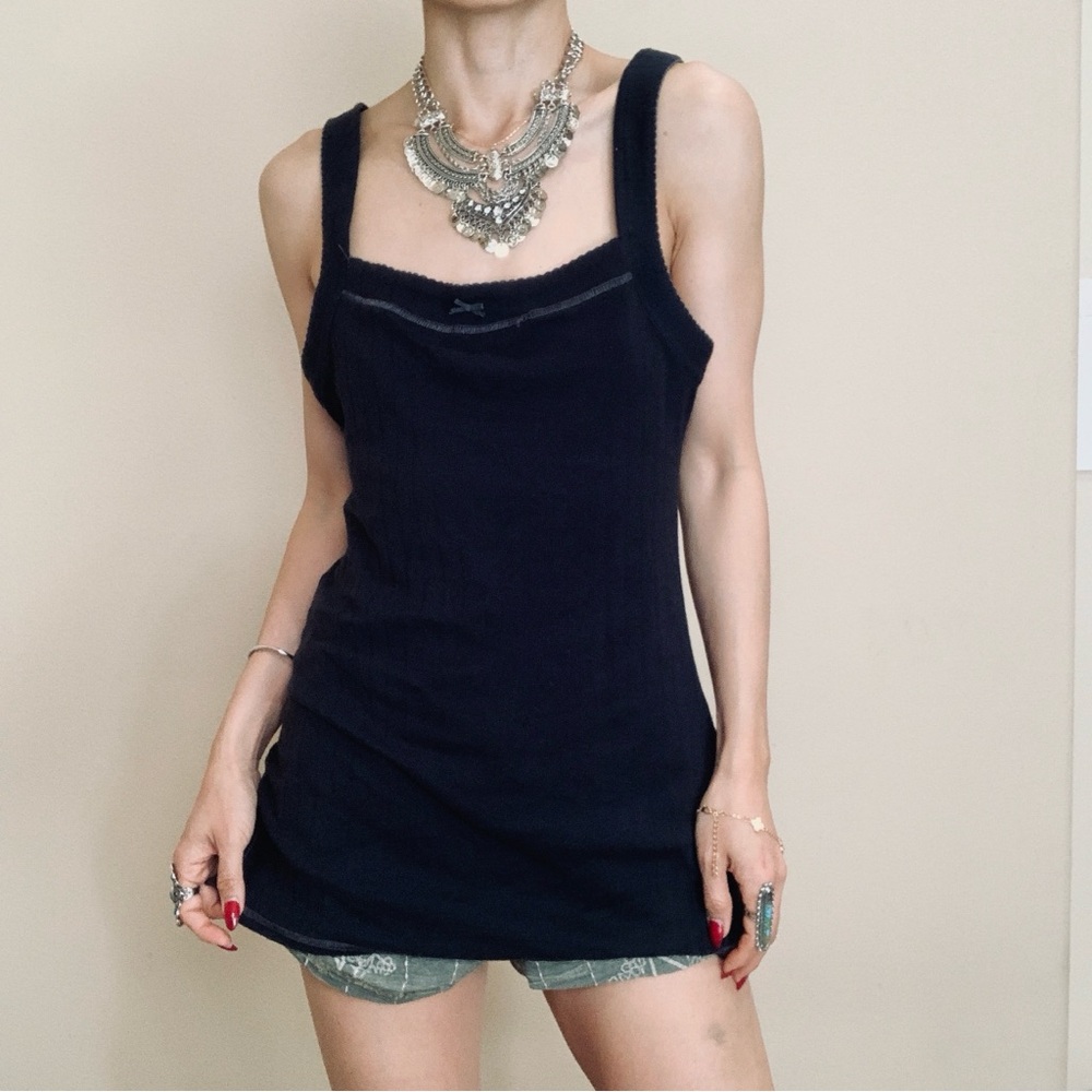 Free People Midnight Black Tank Top